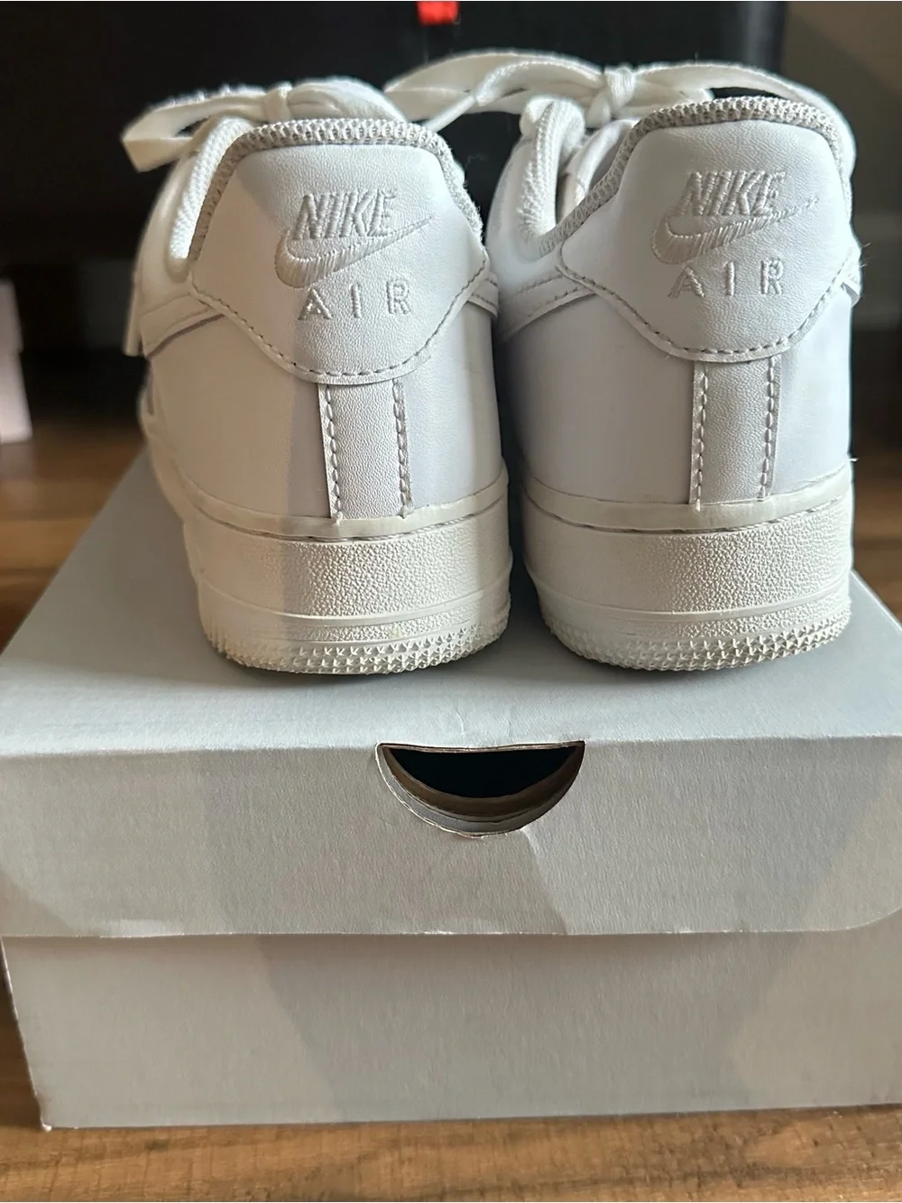 Nike White Low-Top Leather Sneakers